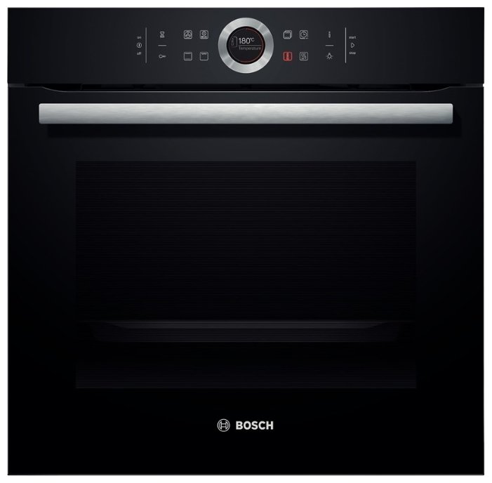 Встраиваемый электрический духовой шкаф bosch hbg634bb1 black