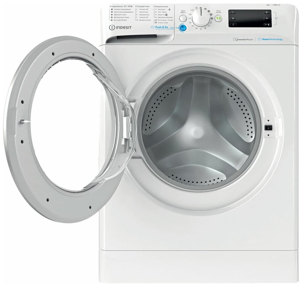 Indesit BWSE 81293X WSV RU купить в Москве стиральную машину по низкой цене  с доставкой по акции