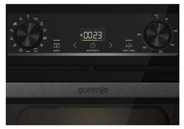 Электрический духовой шкаф gorenje bo 6737e02 bg черный