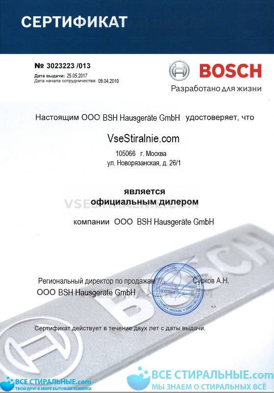 Bosch WVIT 2842
